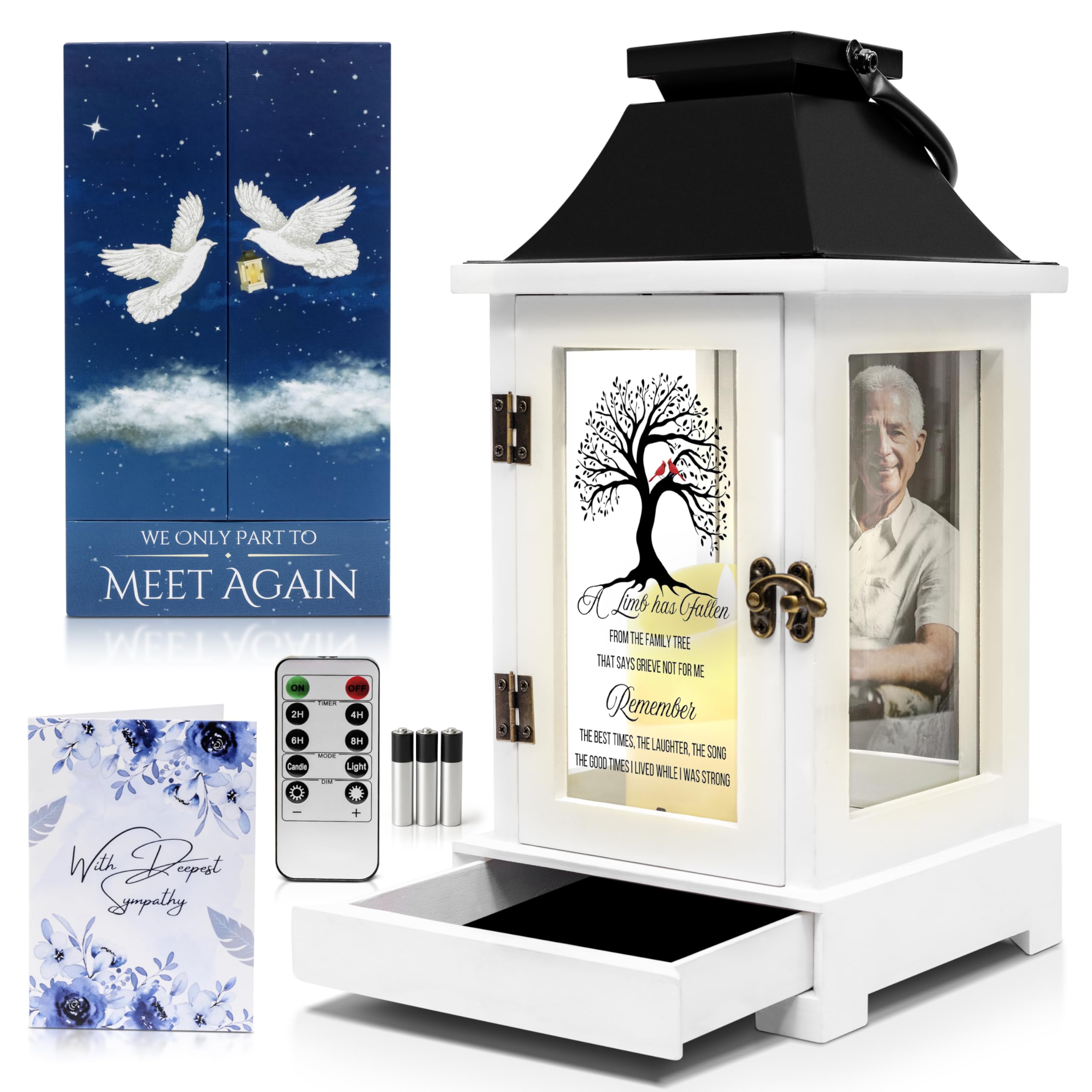 Amazon.com: Memorial Lantern - Unique Design with a Drawer for